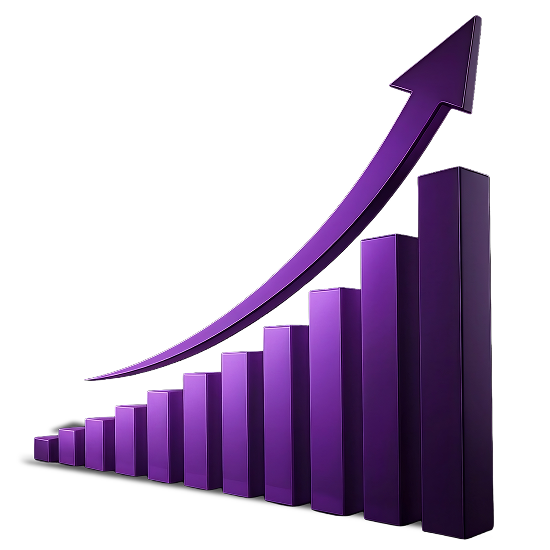 Rising growth chart representing Neelambur's appreciation